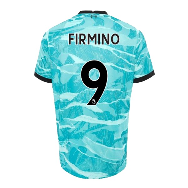 Trikot Liverpool NO.9 Firmino Auswarts 2020-21 Blau Fussballtrikots Günstig